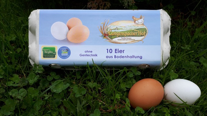 Chiemgau-Eier aus Bodenhaltung